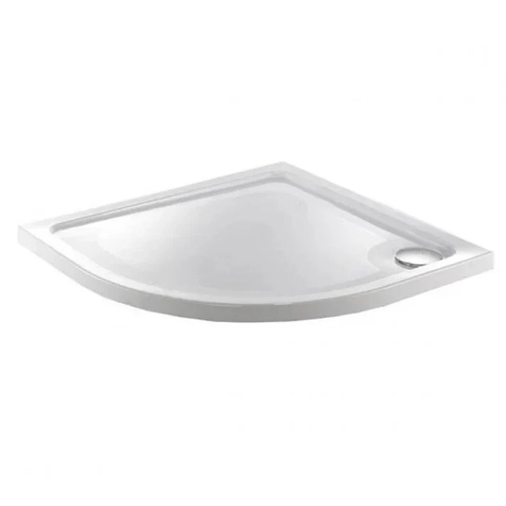 Storny 900mm X 900mm Quadrant Shower Tray 550mm Radius - Corner Waste