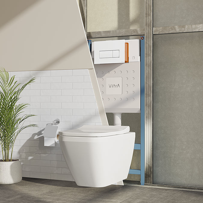 VitrA V-Fix Core 1120mm Frame for Wall Hung Toilets with Dual Flush Cistern