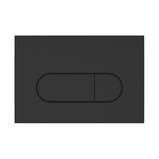 VitrA Loop Round Dual Flush Plate - Matt Black - 740-2211