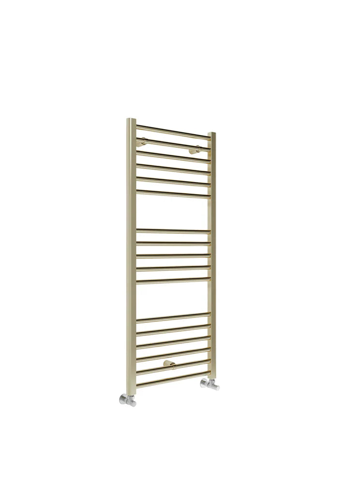 Brushed Brass 1600 x 400mm Towel Radiator Ladder Rail Bathroom