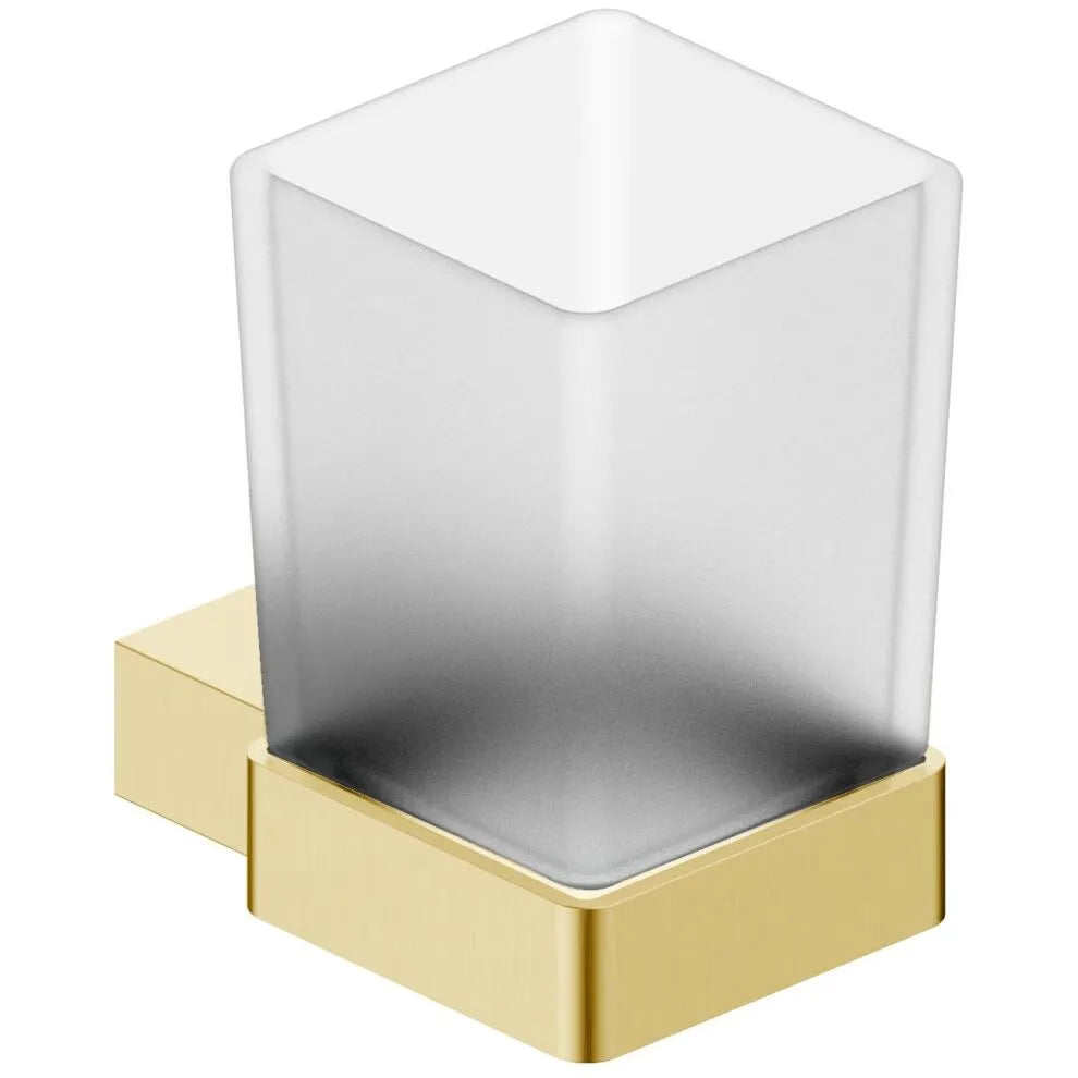 Aroma Tumbler Holder Brushed Brass BRASSACC-001