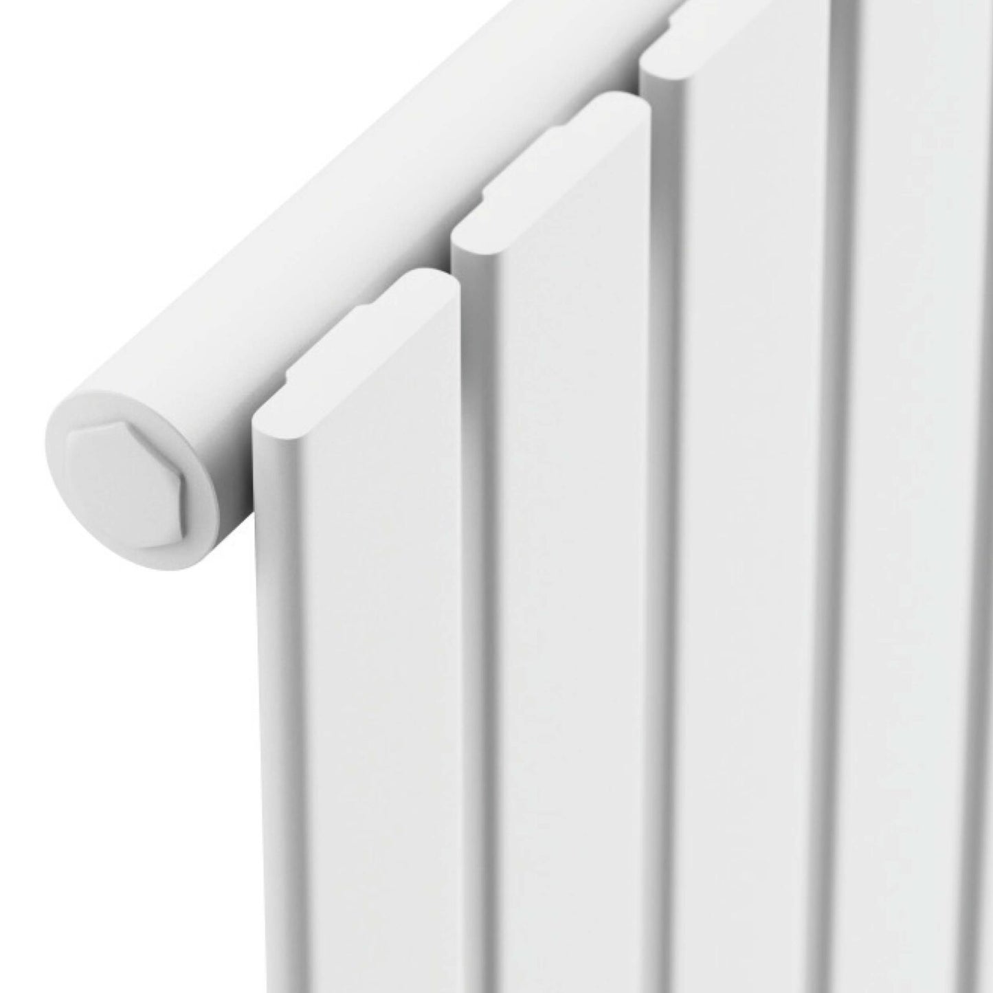 Brava White Designer Radiator Single 600 x 410mm