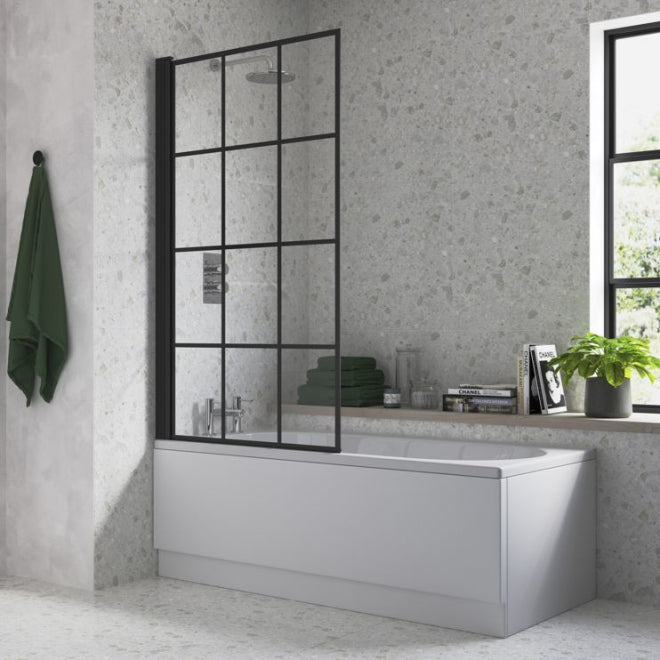S6 Black Grid Bath Screen