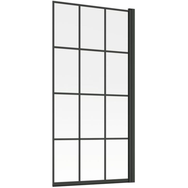 SL6 Black Grid Bath Screen