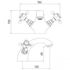 Churchwell Brushed Brass Basin Mixer Tap & Waste