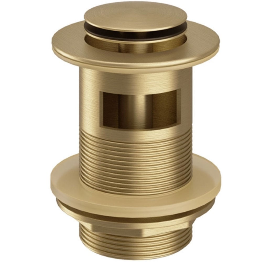 KaKa Brushed Brass Mono Basin Mixer Tap