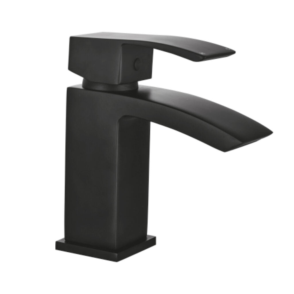 Modern Bathroom Suite Black Shower Screen, Matt Black Shower Kit, Bath Filler Basin Tap Set & Wastes