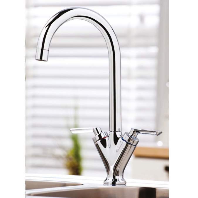 Oceana Monobloc Kitchen Mixer Tap Chrome