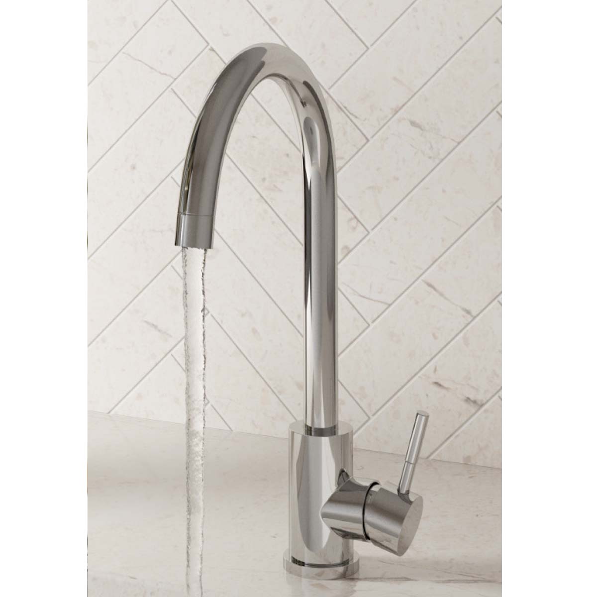 Bronx Monobloc Kitchen Mixer Tap Chrome