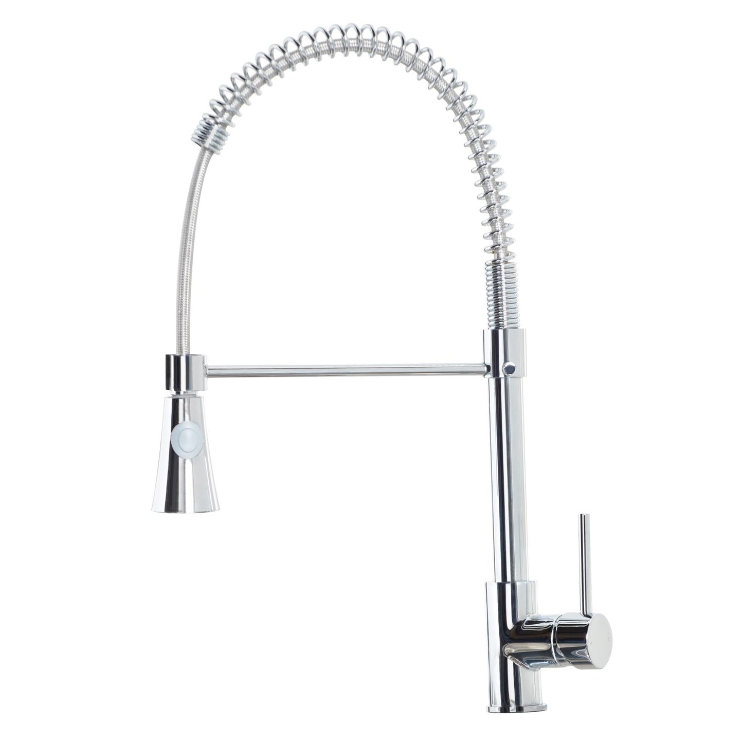 Tyrare Chrome Spring Pull-Out Kitchen Mixer Tap