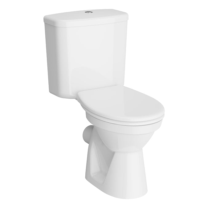 VitrA Milton Close Coupled Toilet + Soft Close Seat