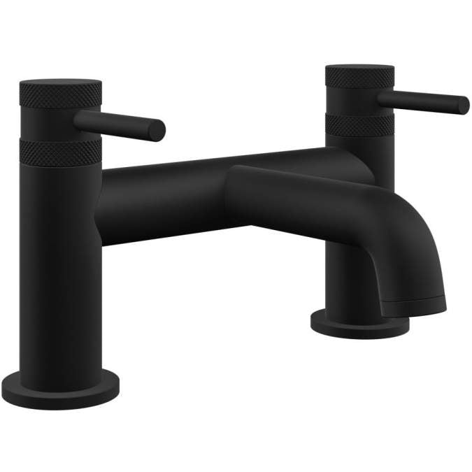 Apres Matt Black Bath Filler Tap