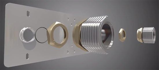 Marflow Shower PL8 - Shower Fixing Plate (PL8) 2 Year Guarantee PL8