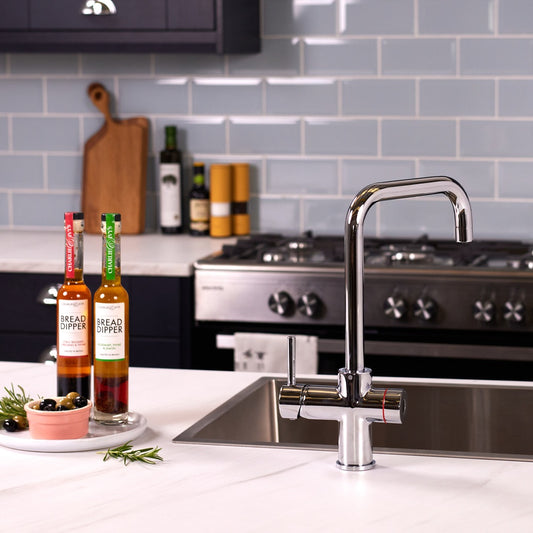 Impromta | Biometric Fingerprint 3-in-1 Kitchen Tap Kit | Square Neck | Chrome