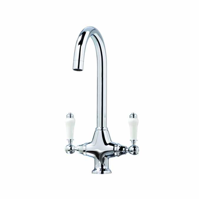 Traditional Kitchen Mixer Tap - Chrome