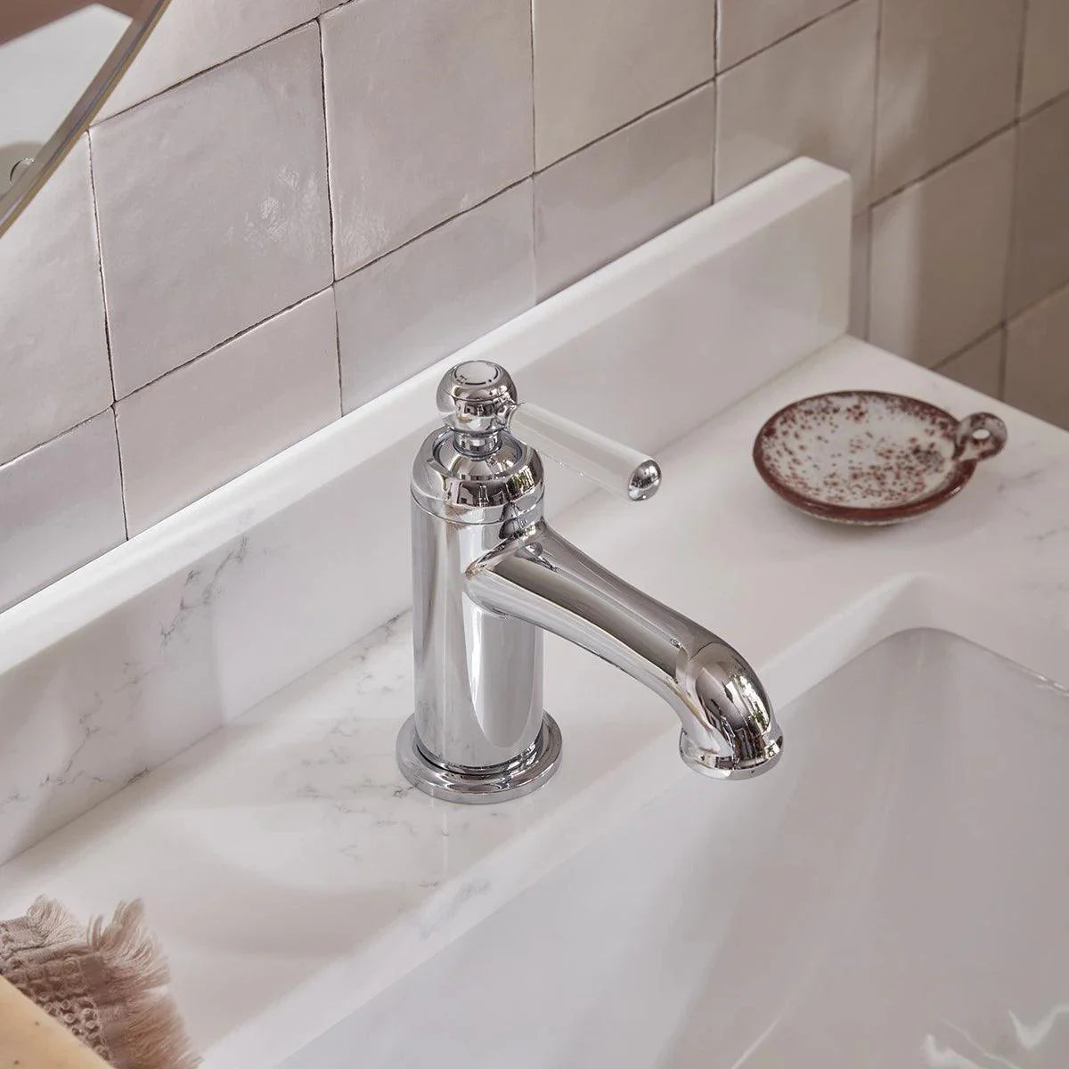 Tavistock Lansdown Mini Mono Basin Mixer W Click Waste Chrome