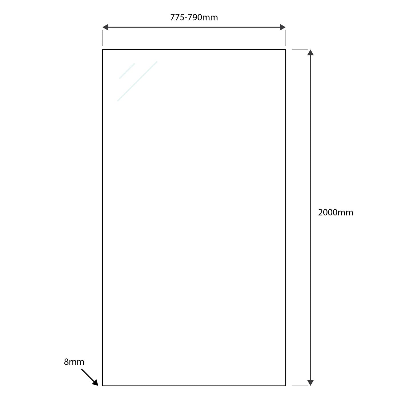 Movement 800mm Side Panel and Brass Accessory Pack