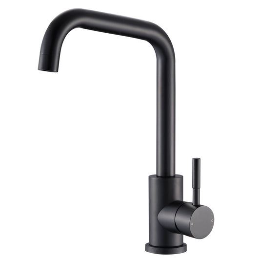Noir Edge Matt Black Mono Kitchen Sink Mixer Tap Matt Black Edge Kitchen Tap