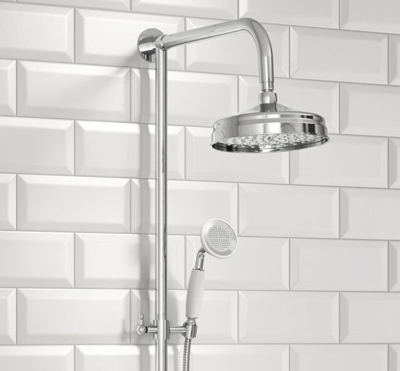 DelYork Traditional Dual Head Exposed Thermostatic Shower Valve