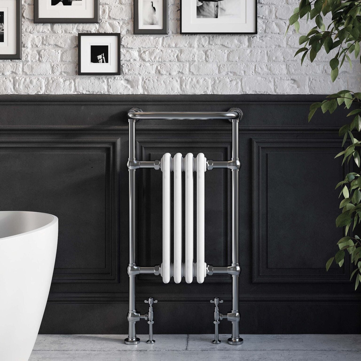 Knaresborough 4 Column Traditional Towel Warmer 952 X 479mm Chrome W knaresborough-4-column-traditional-towel-warmer-952-x-479mm-chrome-w