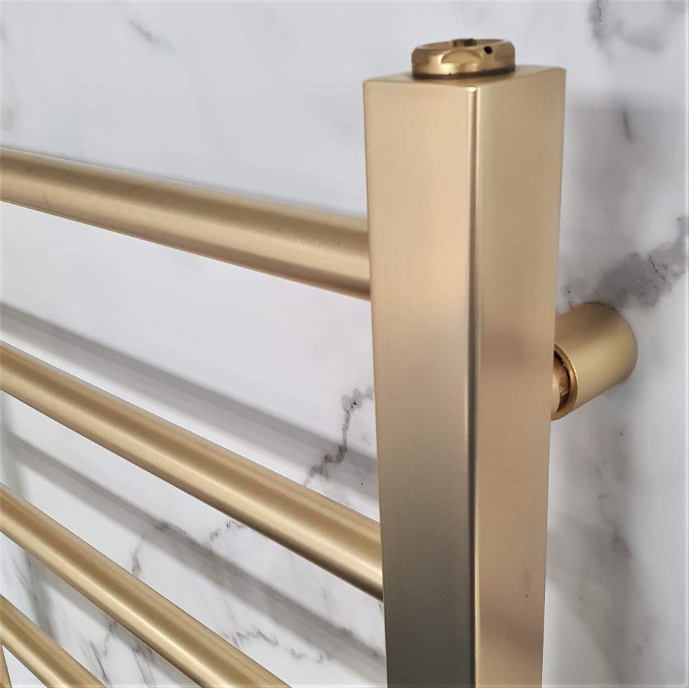 Apres Brushed Brass 1600 x 500mm Towel Radiator