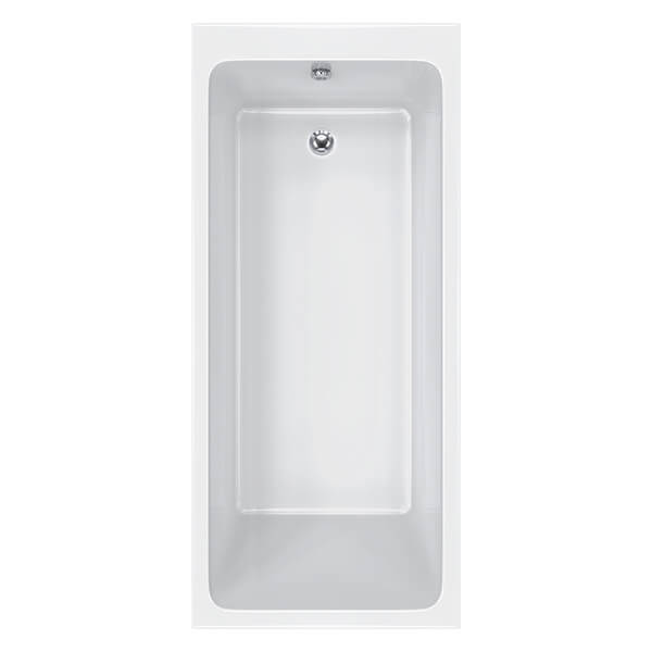 Carron Carronite Quantum Single Ended White Straight Bath - Acrylic - 1700 x 700mm