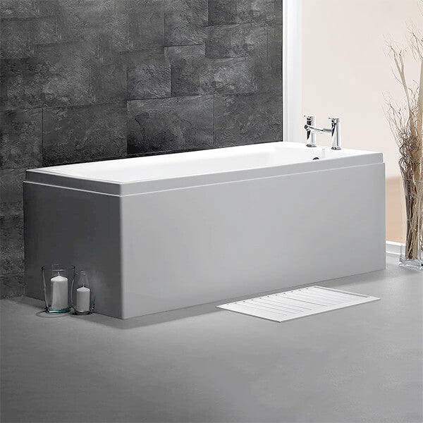 Carron Carronite Quantum Single Ended White Straight Bath - Acrylic - 1700 x 700mm