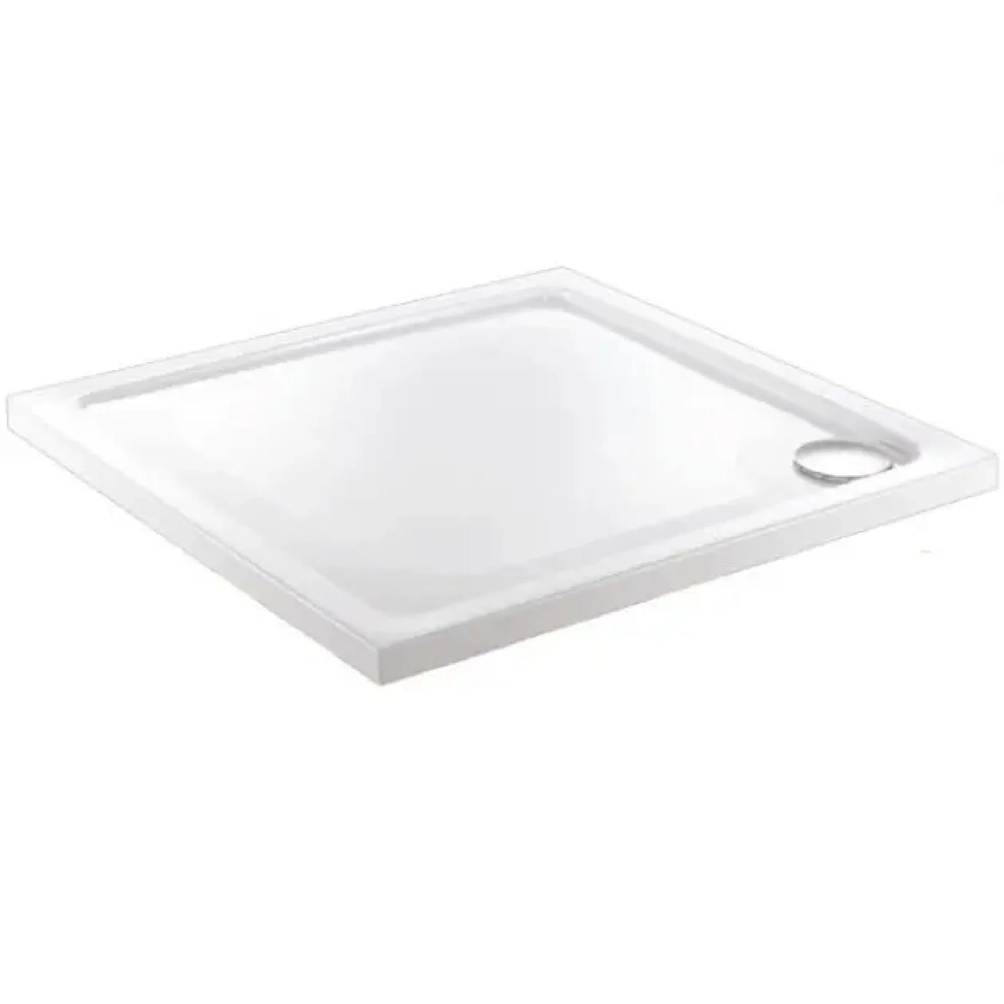 Storny 700mm X 700mm Shower Tray - Corner Waste