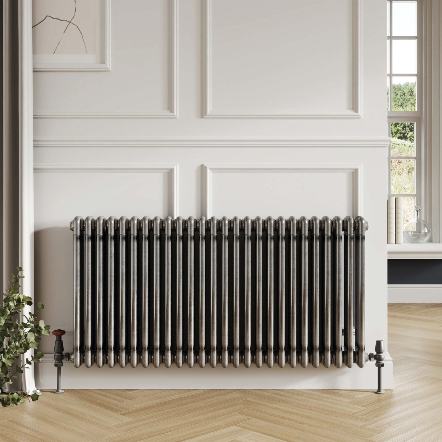 Column Designer Radiators 3 col 600 x 1196mm 26 Sections Raw Metal ...