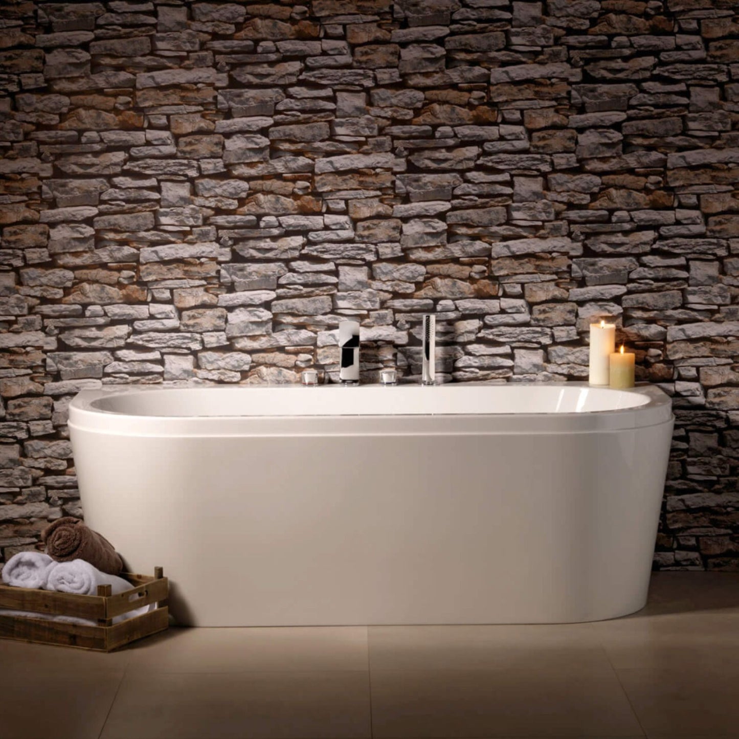 Freestanding Alcyone Double Ended Bath 1750mm x 800mm