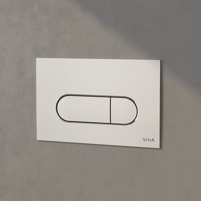 VitrA Loop Round Dual Flush Plate - Chrome