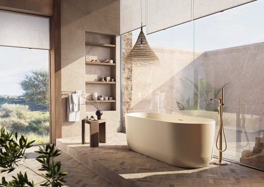 Garden Of Eden Matt Stone Oval Bath