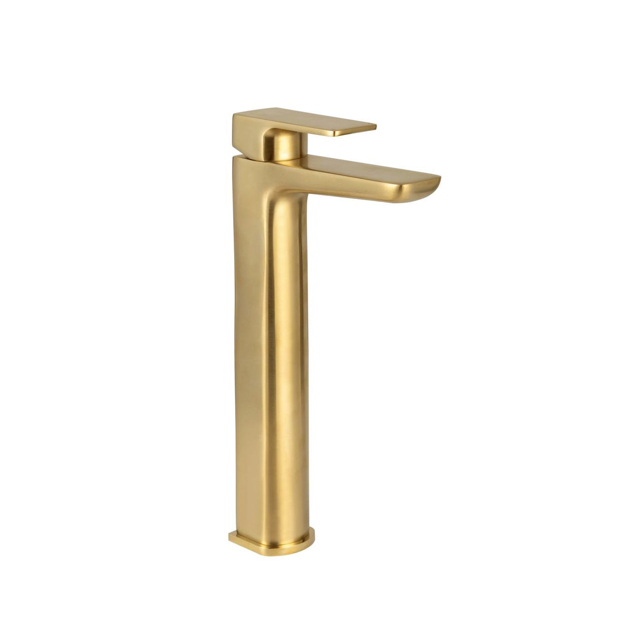 Mura Brushed Brass High Riser Basin Mono Tap