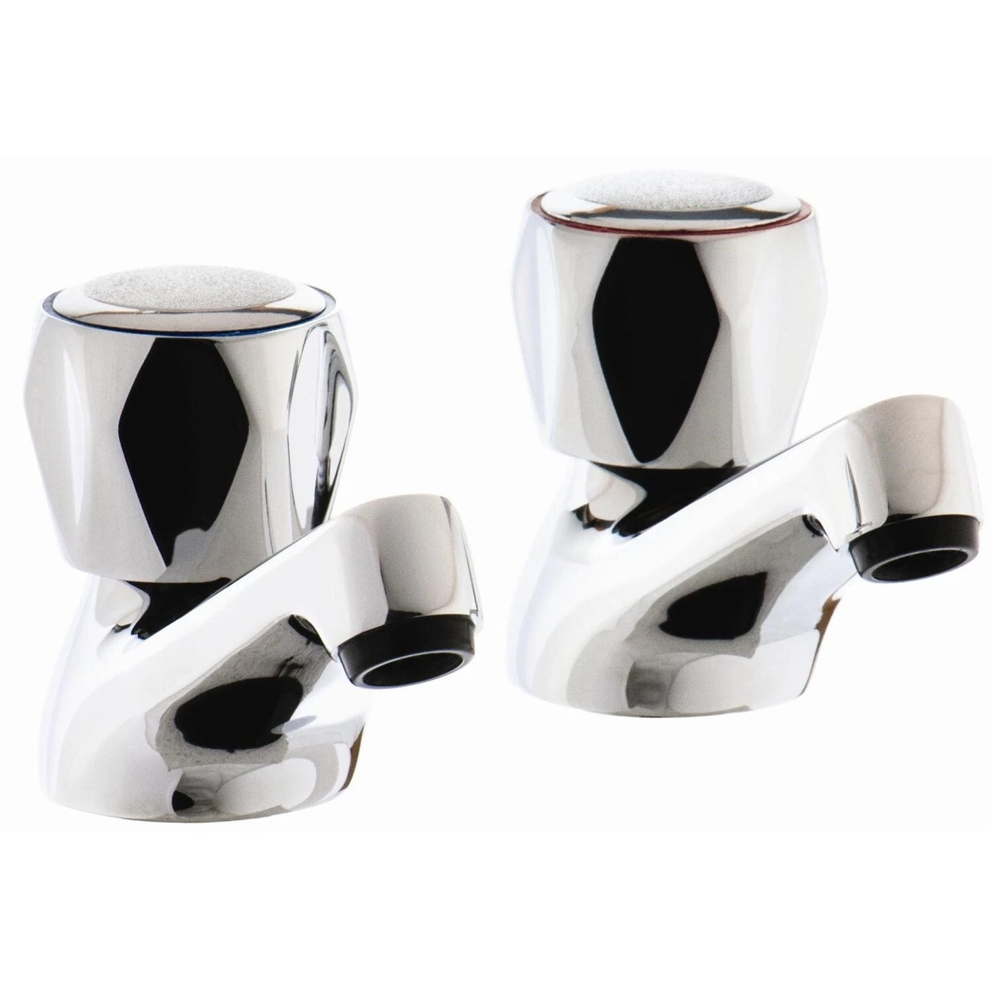 Bathroom BATH taps Pair Chrome Brand New