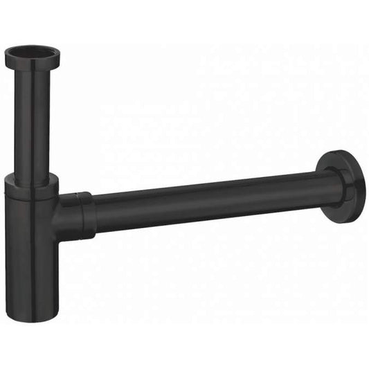Minimalist Basin Bottle Trap Matt Black