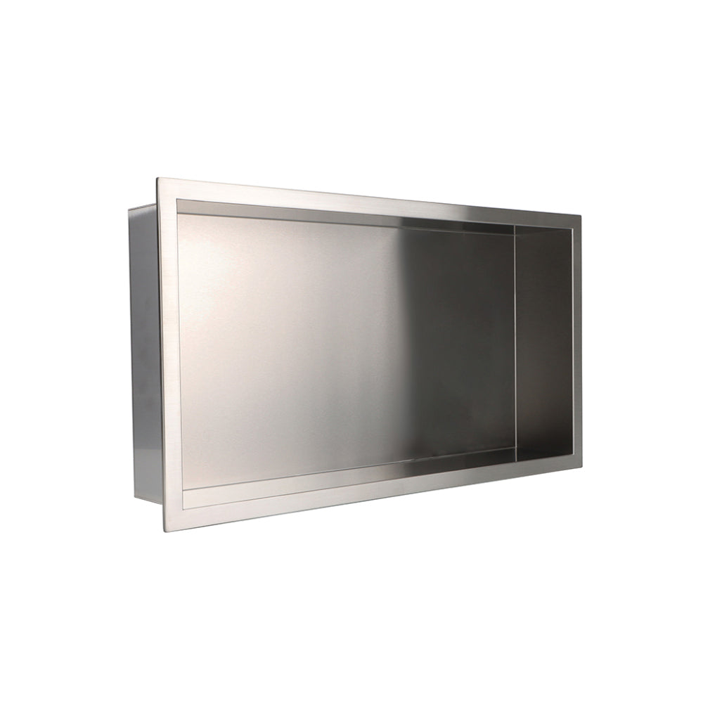 Stainless Steel Inset Shower Niche 300 x 600mm