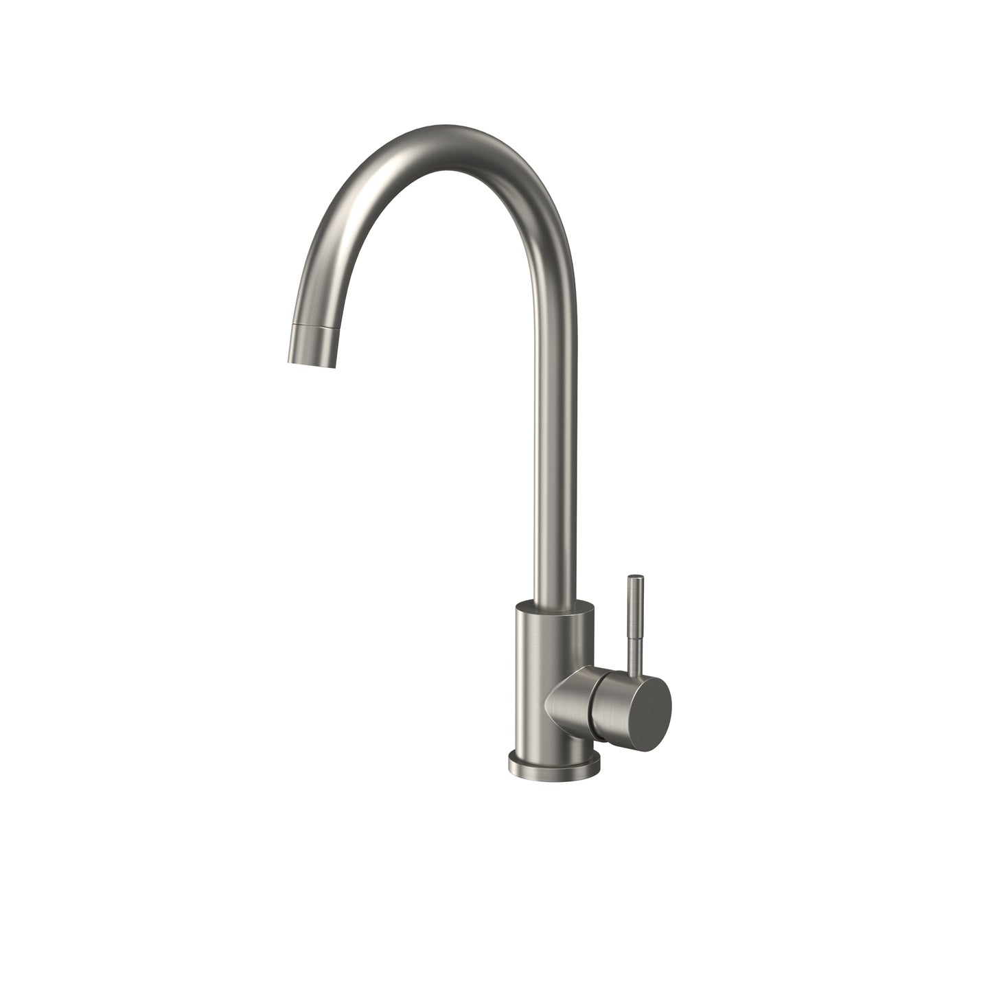 Bronx Stainless Steel Mono Kitchen Tap with Waste and Overflow Covers