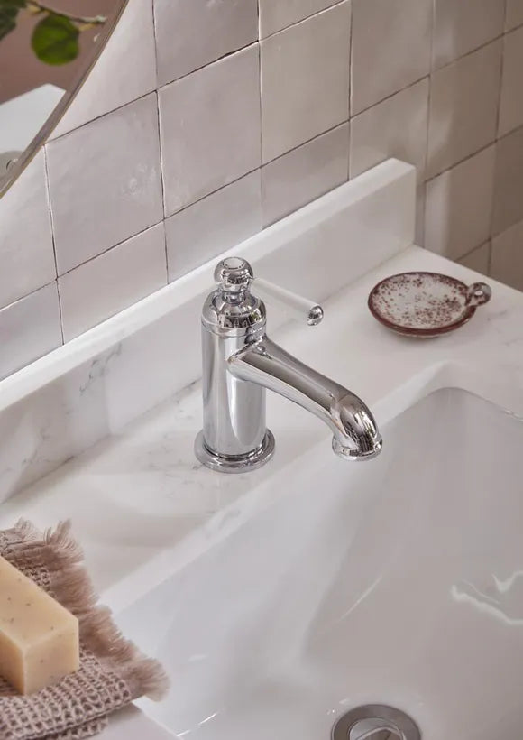 Lansdown Mono Basin Mixer with Click Waste - Chrome - TLD25