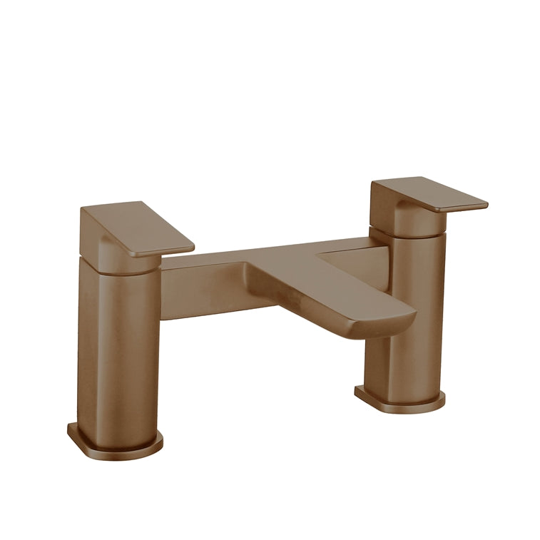Brushed Bronze Complete Bathroom Tap and Thermostatic Shower Package