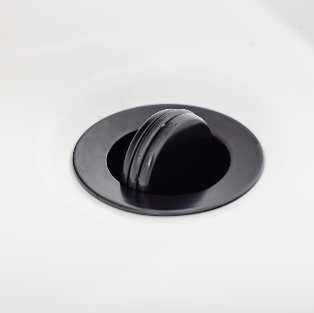 Matt Black Swivel Basin Waste Slotted 1 1/4"
