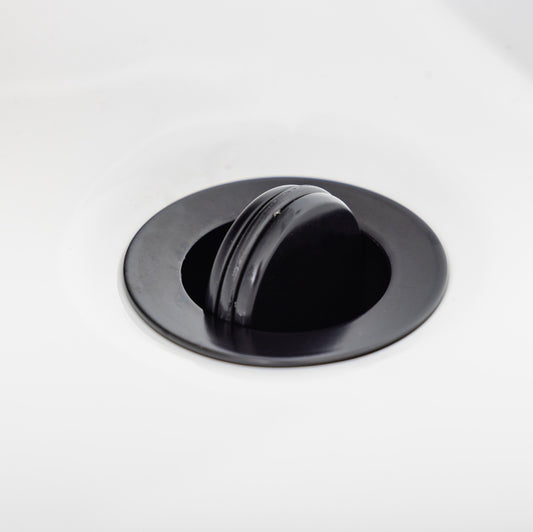 Matt Black Swivel Basin Waste Slotted 1 1/4"