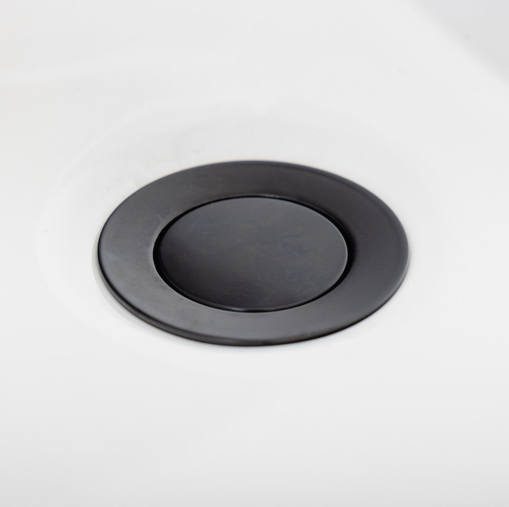 Matt Black Swivel Basin Waste Slotted 1 1/4"