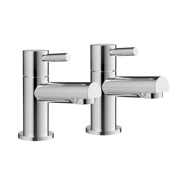 Enfield Chrome Basin Taps (PAIR) Hot and Cold Separates