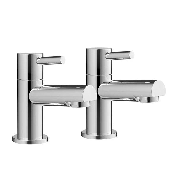 Enfield Chrome Bath Taps (PAIR) Hot and Cold Separates
