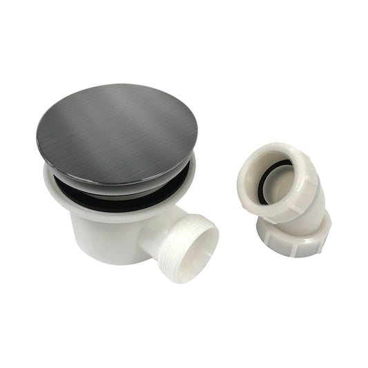 Corso Bathrooms 90mm Gunmetal Fast Flow Shower Tray Waste