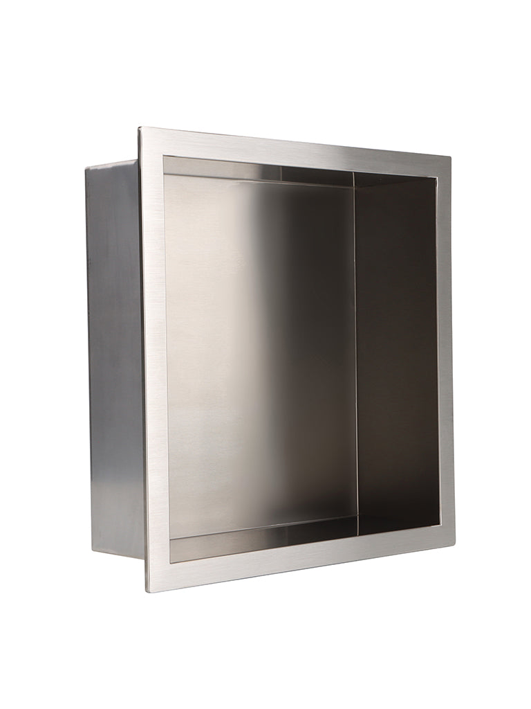 Stainless Steel Recess Shower Niche - 300x300x100mm