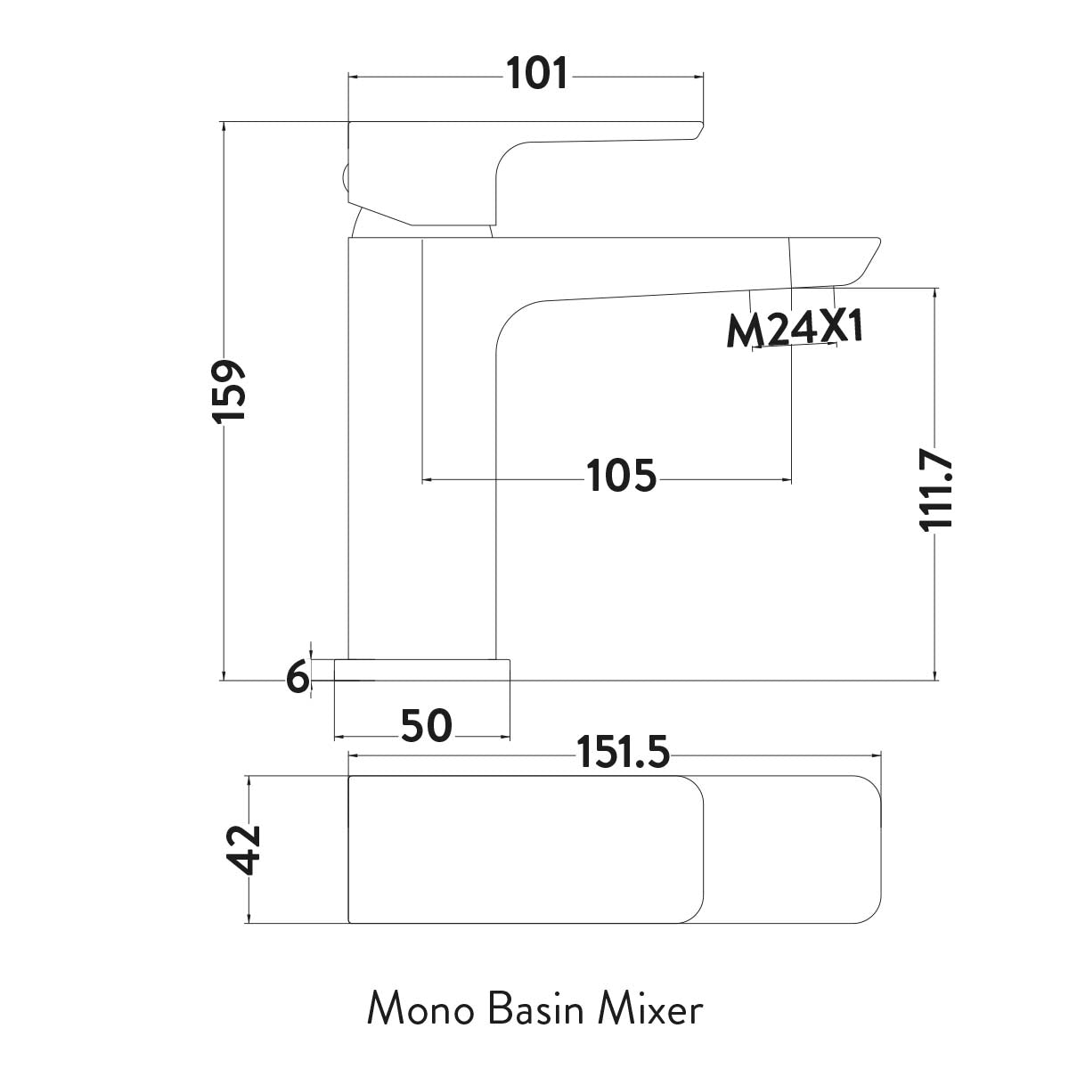 Mura Brushed Brass Bath Shower Mixer and Basin Mixer Tap Pack