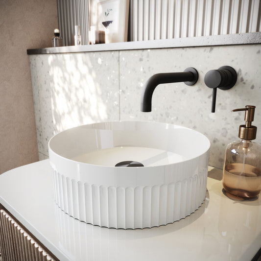Fluted Round Basin