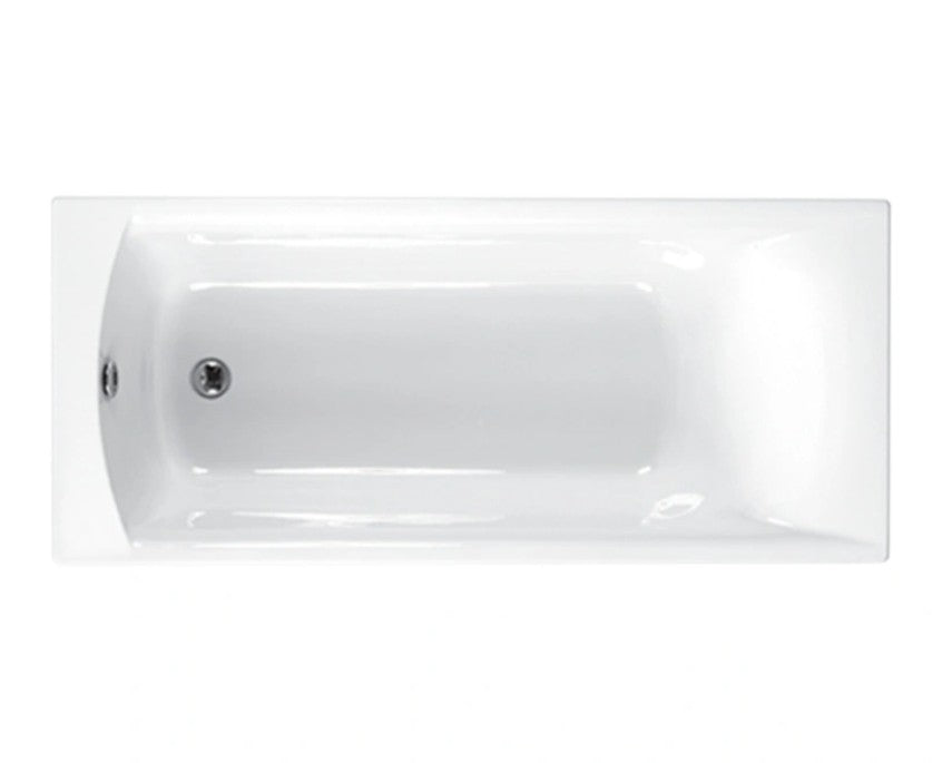 Carron Delta Single Ended Rectangular Bath 1675mm x 700mm - 5mm Acrylic