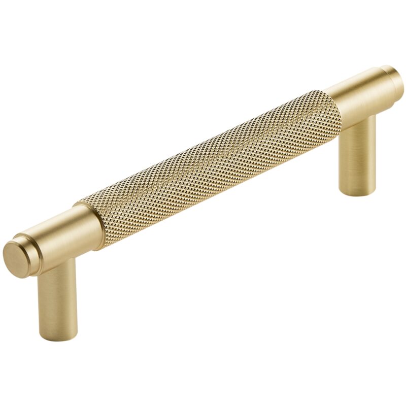 Knurled 160mm Handle Brushed Brass